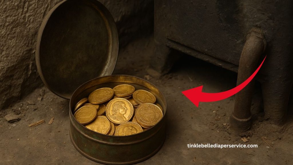 Rare Coins Found In A Tin Box Hidden Behind The Basement Furnace