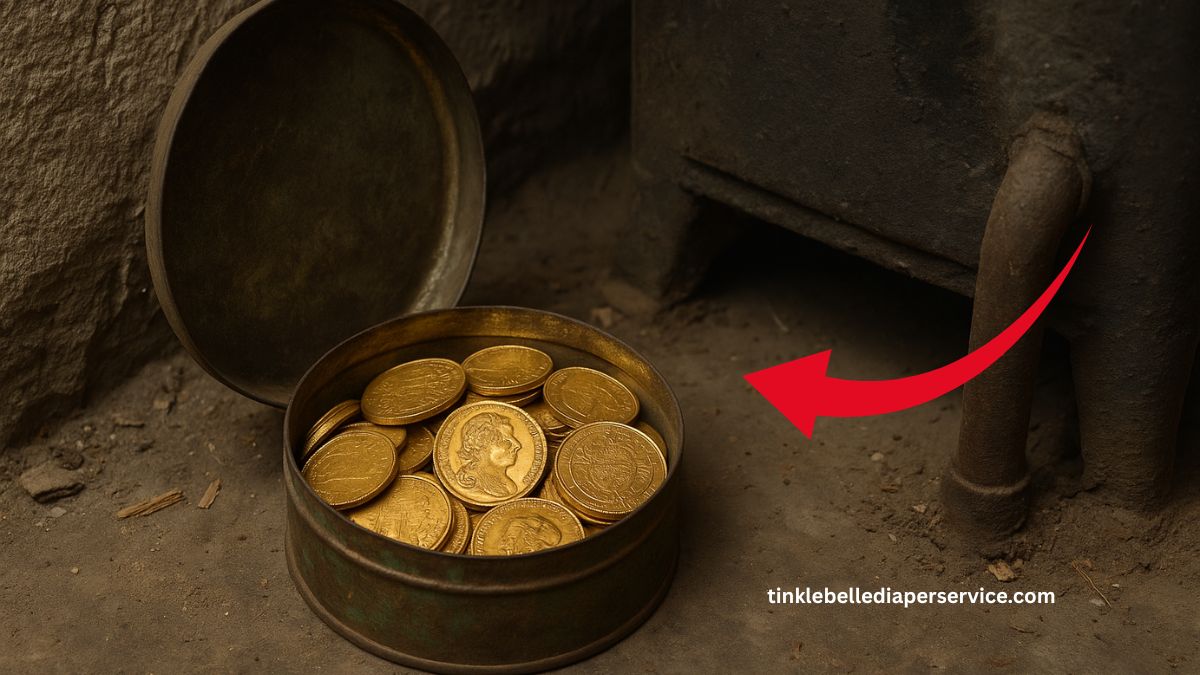 Rare Coins Found In A Tin Box Hidden Behind The Basement Furnace